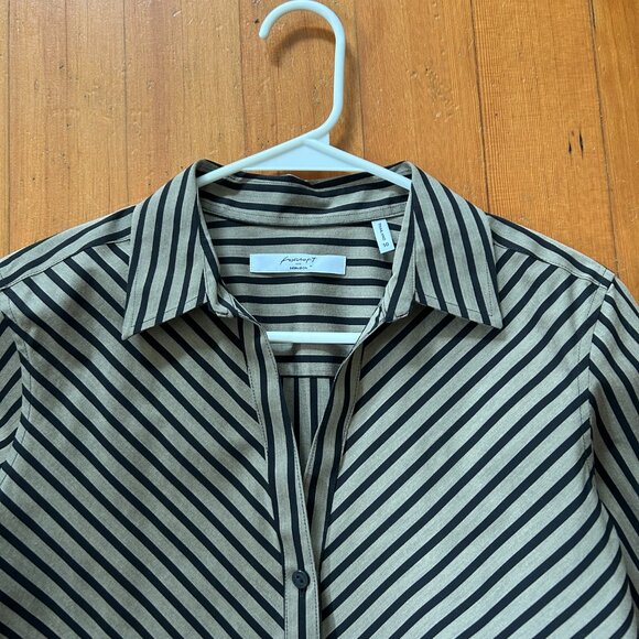 Foxtrot size 10 brown and black striped shirt***NEW - Picture 3 of 3